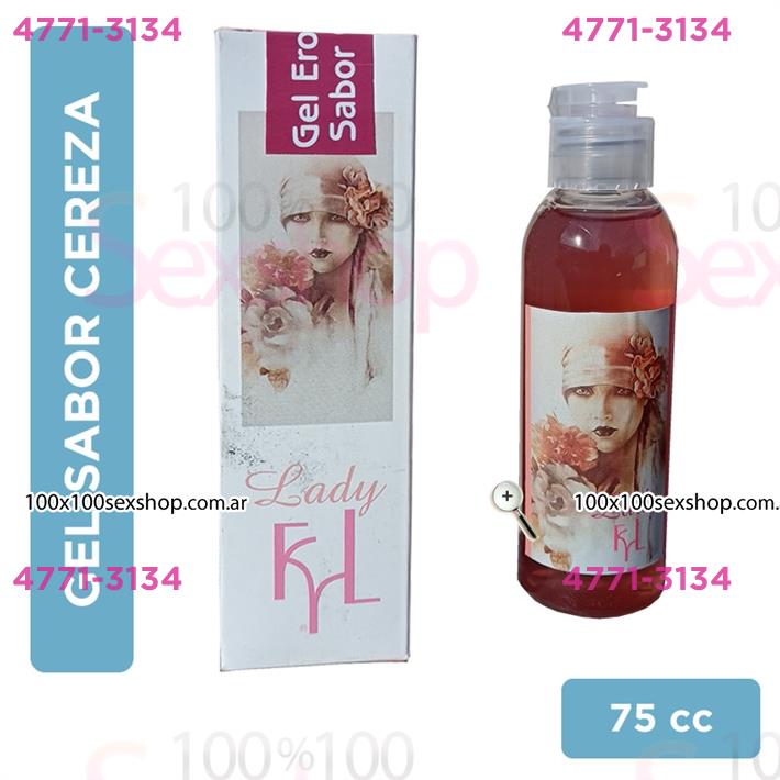Cód: CA CR L CEREZA - Gel lubricante aroma a cereza 75cc - $ 7100